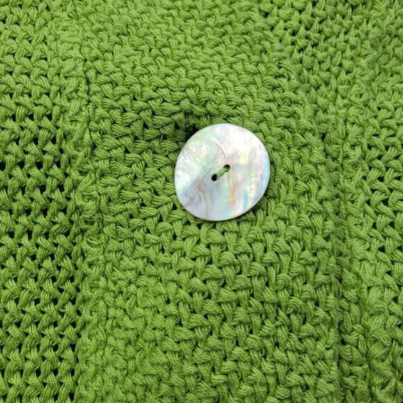Spring Green Single Button Cardigan by Willow size Medium - Picture 7 of 11